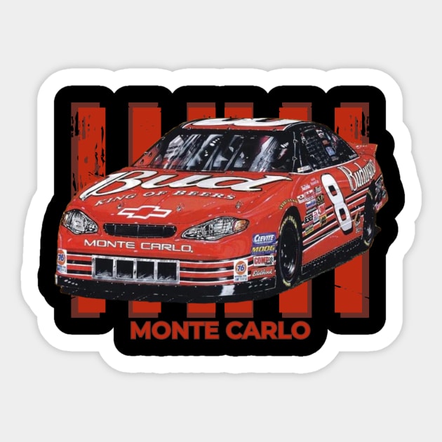 Nascar - Monte Carlo Sticker by Behemoth